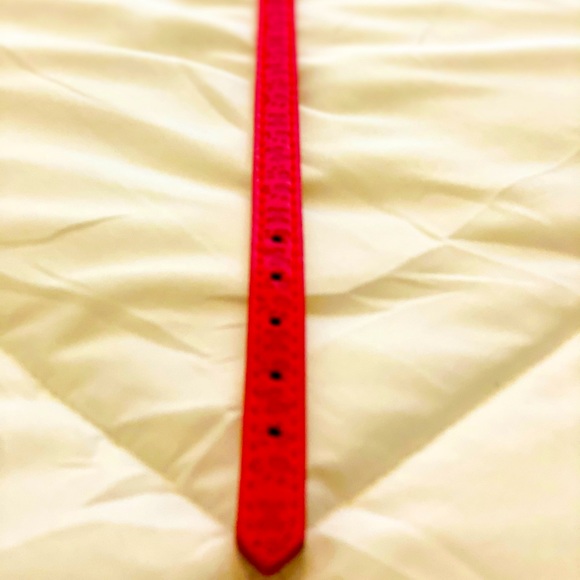 Small Dog Collar - Pink Faux Leather - Picture 4 of 8